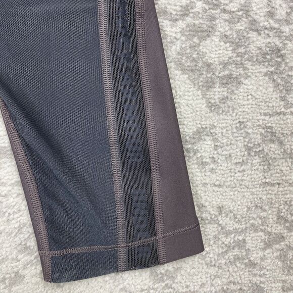 Under Armour Leggings Heat Gear Compression Capri Mesh Pants Size Medium - Picture 4 of 7